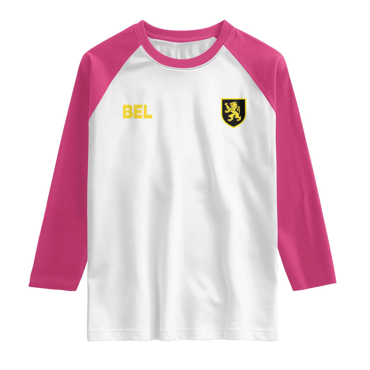Vintage Belgium Raglan Shirt Belgian Football Pride Belgium Lion Crest Soccer Graphic