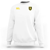 Vintage Belgium Sweatshirt Belgian Football Pride Belgium Lion Crest Soccer Graphic
