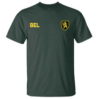 Vintage Belgium T Shirt Belgian Football Pride Belgium Lion Crest Soccer Graphic