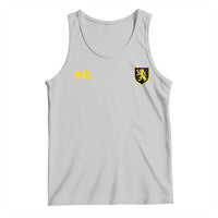 Vintage Belgium Tank Top Belgian Football Pride Belgium Lion Crest Soccer Graphic