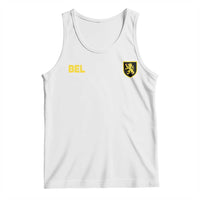 Vintage Belgium Tank Top Belgian Football Pride Belgium Lion Crest Soccer Graphic