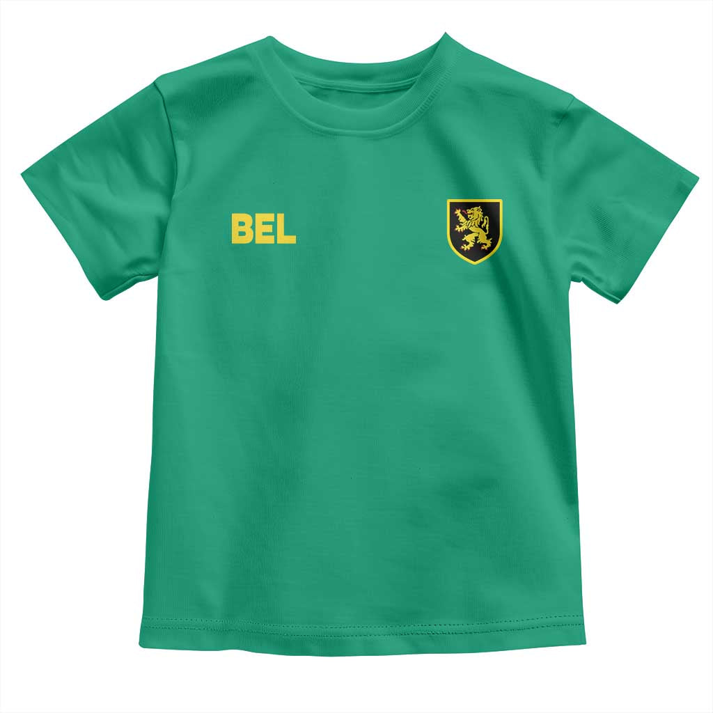 Vintage Belgium Toddler T Shirt Belgian Football Pride Belgium Lion Crest Soccer Graphic