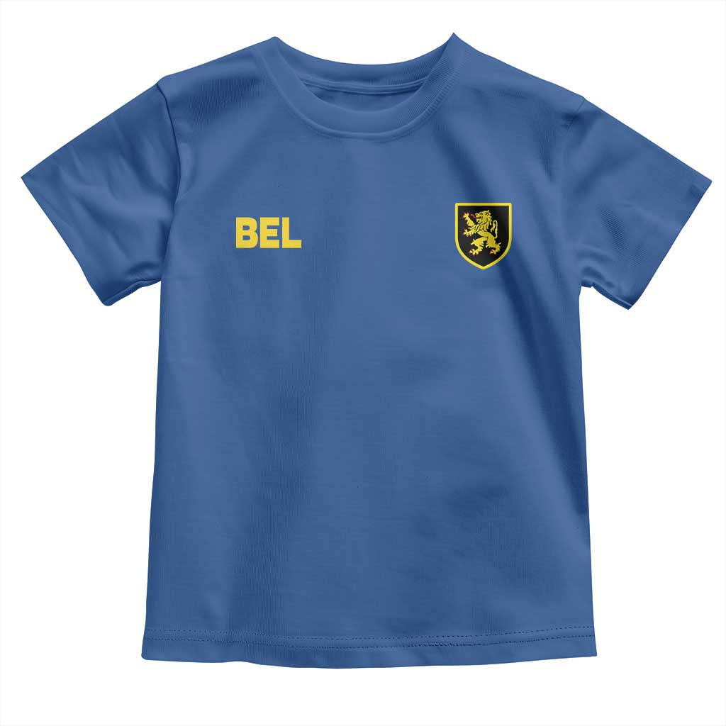 Vintage Belgium Toddler T Shirt Belgian Football Pride Belgium Lion Crest Soccer Graphic