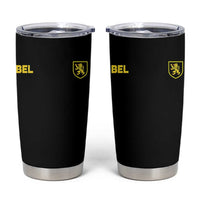 Vintage Belgium Tumbler Cup Belgian Football Pride Belgium Lion Crest Soccer Graphic