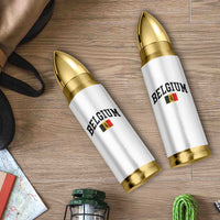 Vintage Belgium Bullet Tumbler Lion Royal Flag Graphic Belgian Soccer Football Pride Gift for Fans