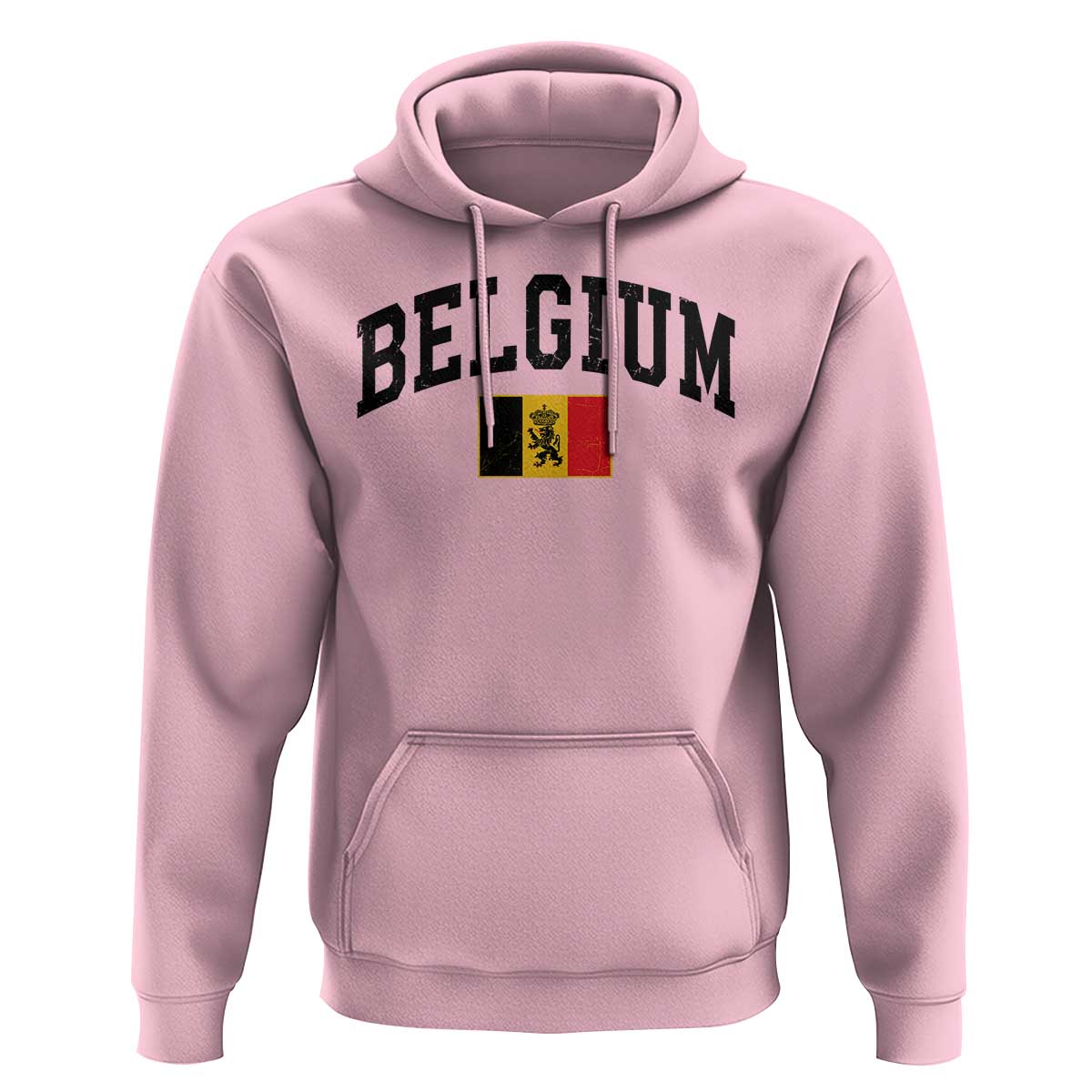 Vintage Belgium Hoodie Lion Royal Flag Graphic Belgian Soccer Football Pride Gift for Fans