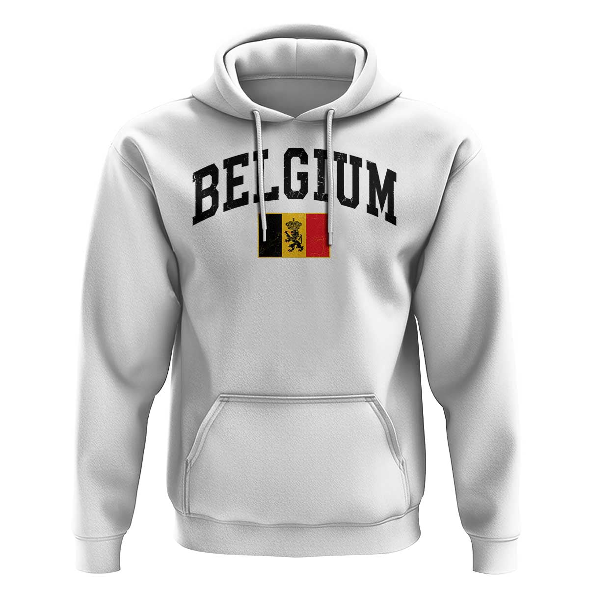Vintage Belgium Hoodie Lion Royal Flag Graphic Belgian Soccer Football Pride Gift for Fans
