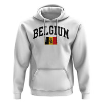 Vintage Belgium Hoodie Lion Royal Flag Graphic Belgian Soccer Football Pride Gift for Fans