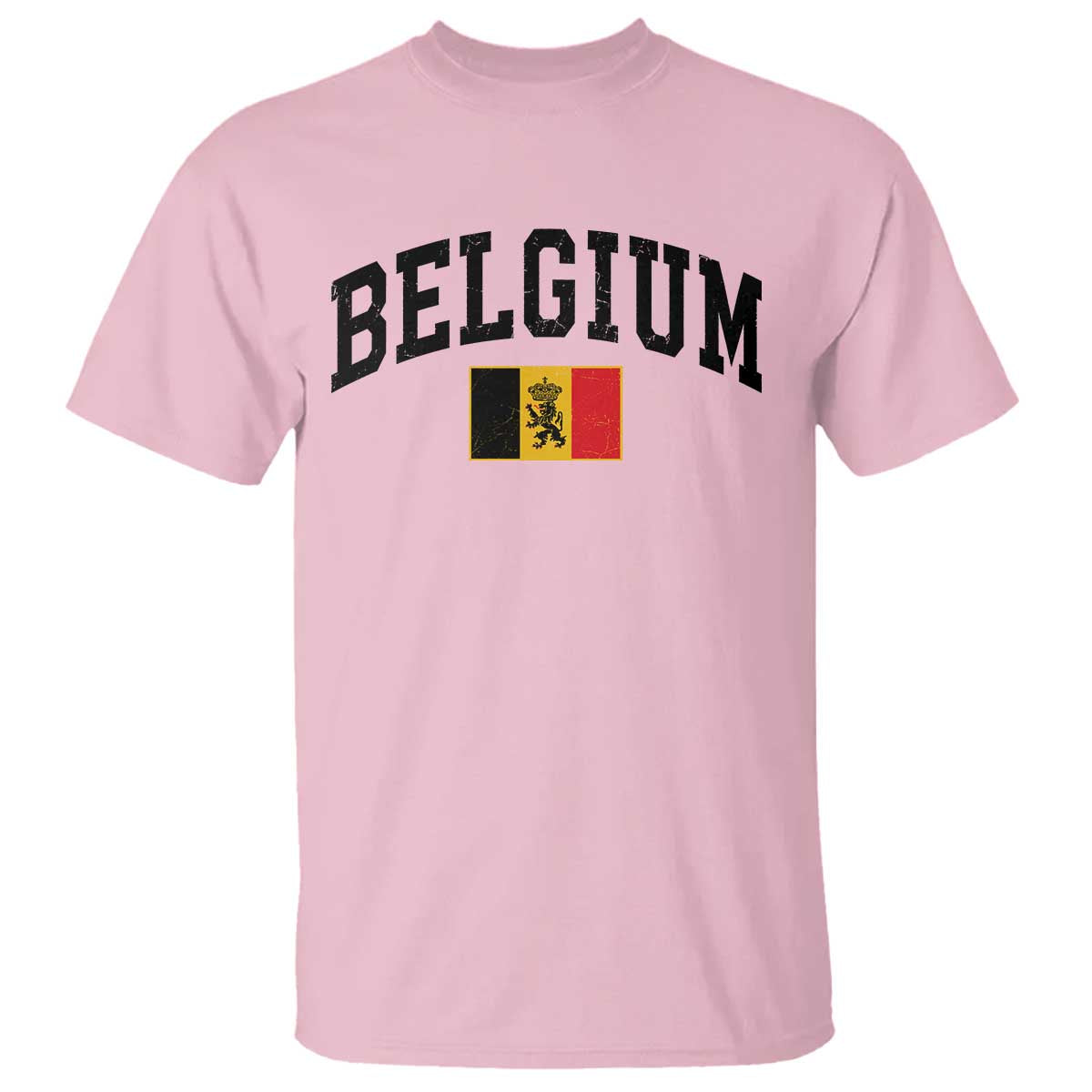 Vintage Belgium T Shirt Lion Royal Flag Graphic Belgian Soccer Football Pride Gift for Fans