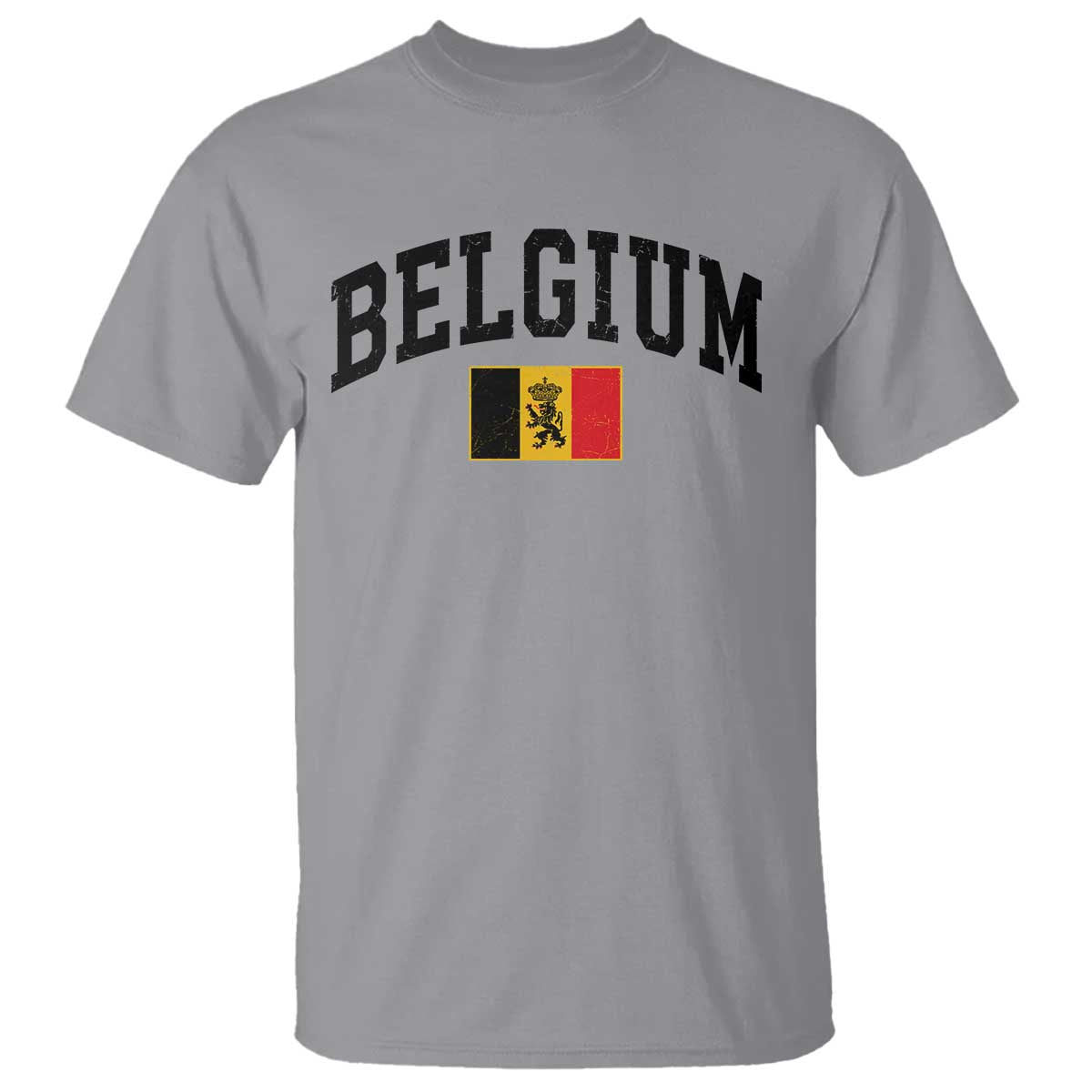 Vintage Belgium T Shirt Lion Royal Flag Graphic Belgian Soccer Football Pride Gift for Fans