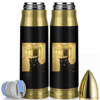 Black Cat Selfie with Dinosaur in The Backrooms Liminal Space Graphic Bullet Tumbler Liminal Space Urban Legend Meme