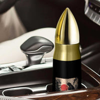 Vintage Japanese Samurai Warrior and Black Cat Bullet Tumbler