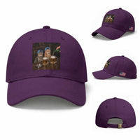 Funny Smoking Cats Drinking Beer at the Bar Baseball Cap Funny Bad Boys Cigarette Kitty Gen Z Meme