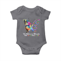 Fight Cancer In All Colors Baby Onesie We Believe In Miracles Cancer Awareness