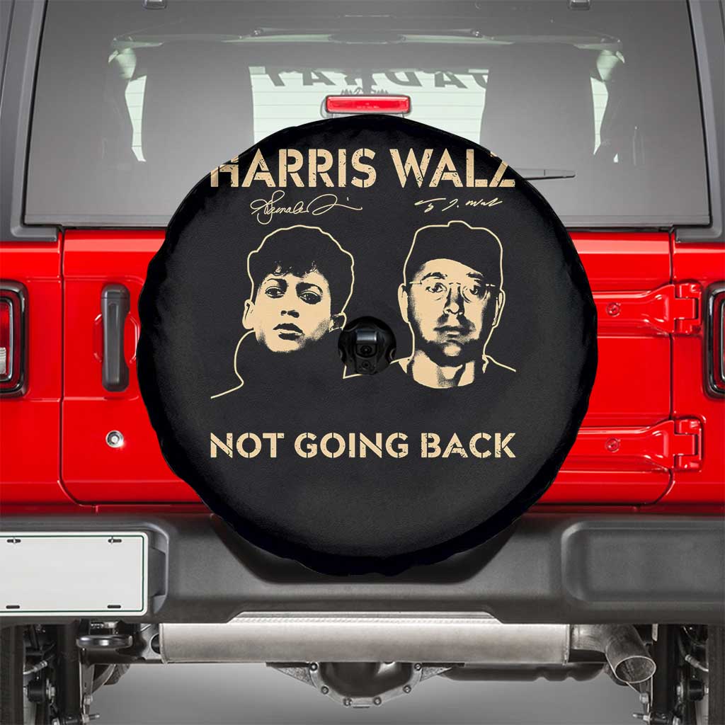Harris Walz Spare Tire Cover Retro We Are Not Going Back