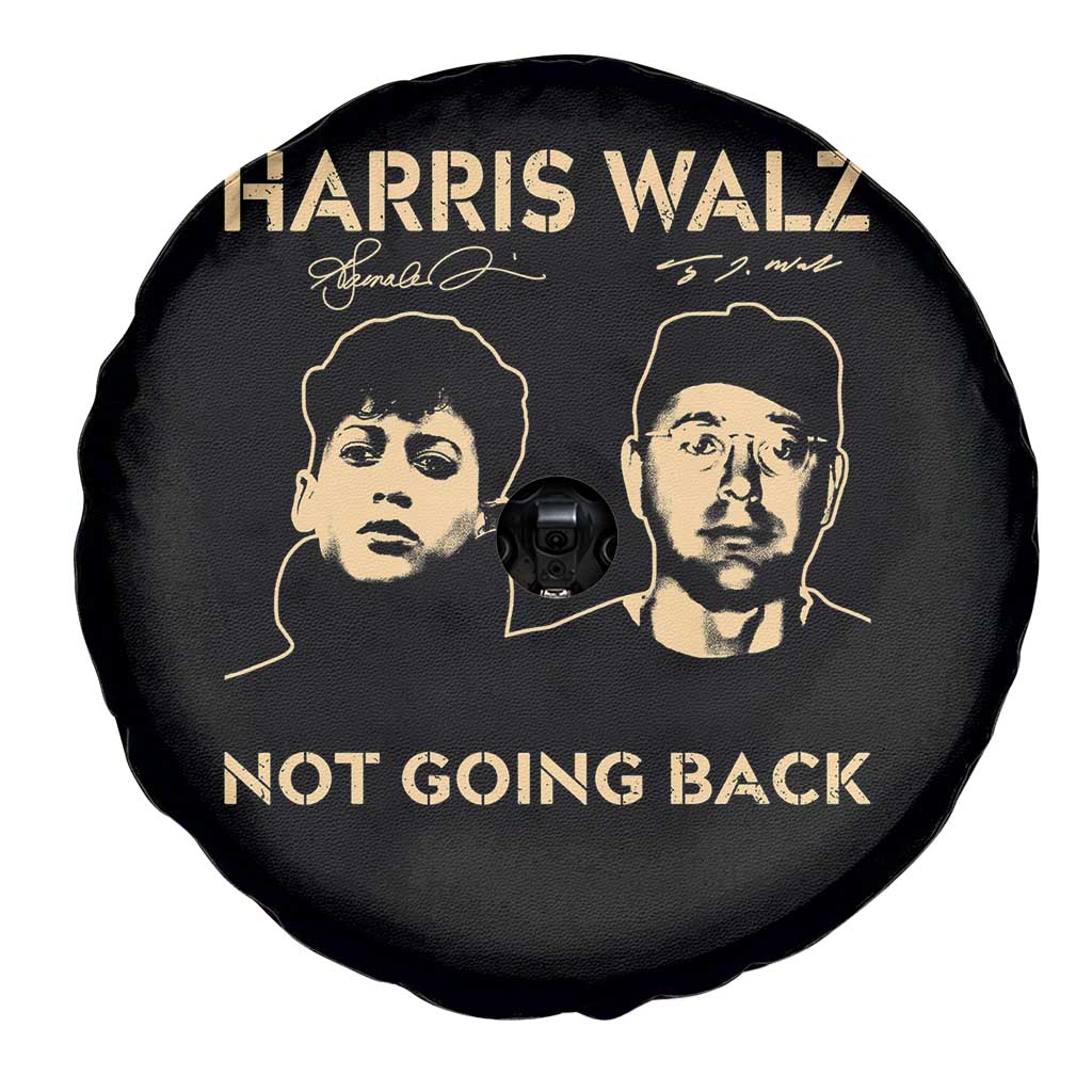 Harris Walz Spare Tire Cover Retro We Are Not Going Back
