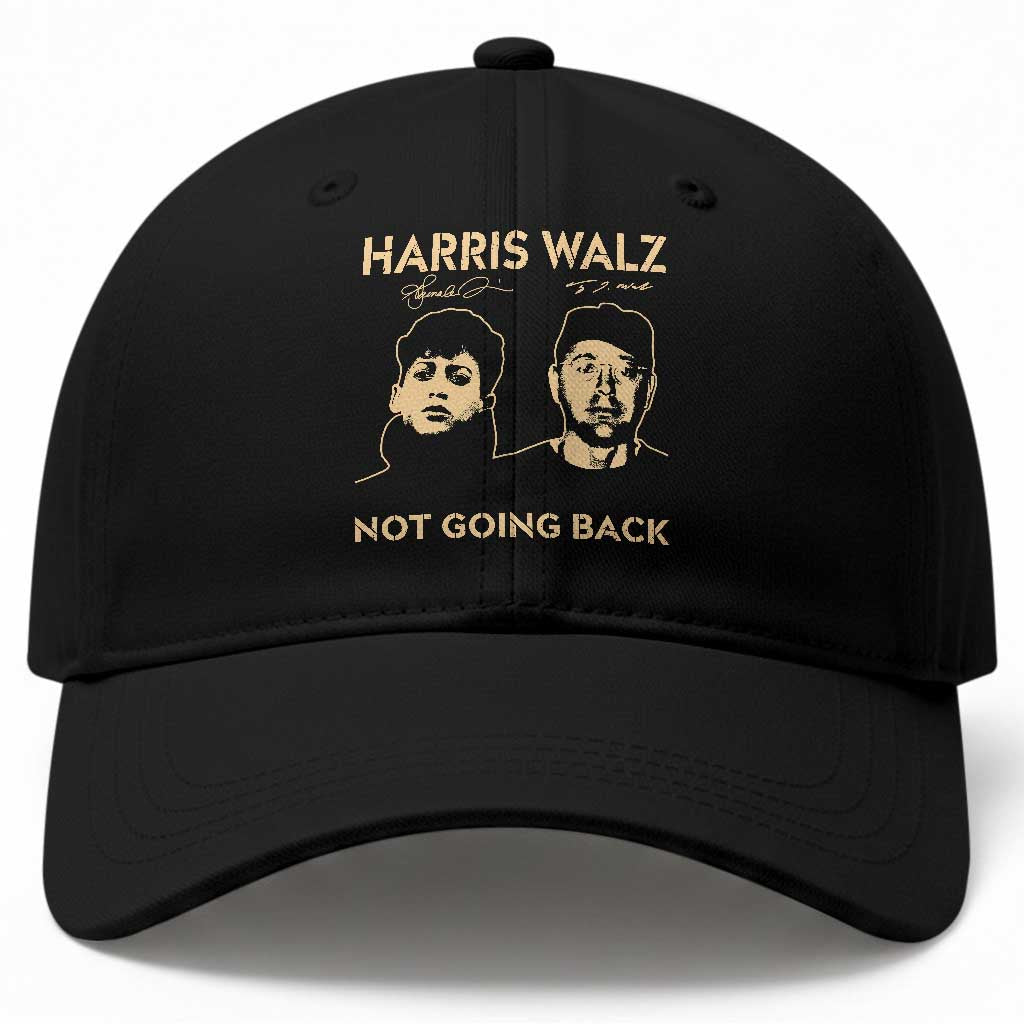Harris Walz Baseball Cap Retro We Are Not Going Back