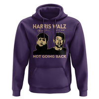 Harris Walz Hoodie Retro We Are Not Going Back