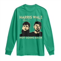Harris Walz Long Sleeve Shirt Retro We Are Not Going Back