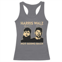 Harris Walz Racerback Tank Top Retro We Are Not Going Back