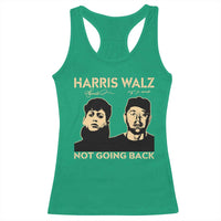 Harris Walz Racerback Tank Top Retro We Are Not Going Back