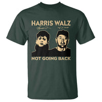 Harris Walz T Shirt Retro We Are Not Going Back