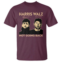 Harris Walz T Shirt Retro We Are Not Going Back