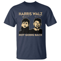 Harris Walz T Shirt Retro We Are Not Going Back