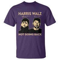 Harris Walz T Shirt Retro We Are Not Going Back