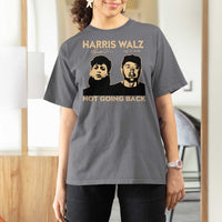 Harris Walz T Shirt For Women Retro We Are Not Going Back