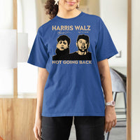 Harris Walz T Shirt For Women Retro We Are Not Going Back