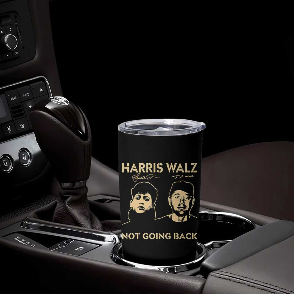 Harris Walz Tumbler Cup Retro We Are Not Going Back