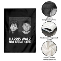 Harris Walz Garden Flag Vintage We Are Not Going Back