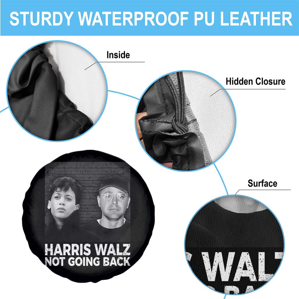 Harris Walz Spare Tire Cover Vintage We Are Not Going Back