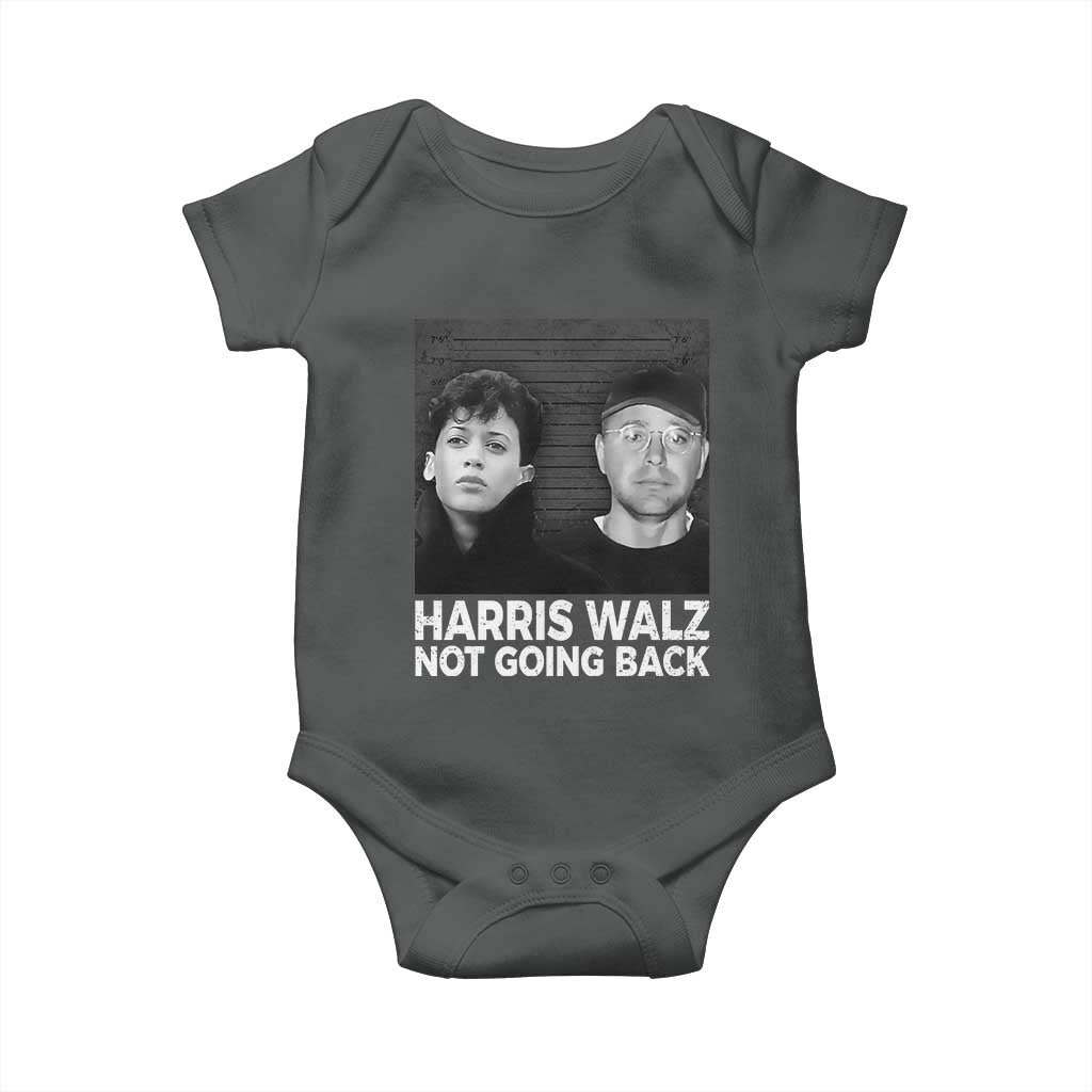 Harris Walz Baby Onesie Vintage We Are Not Going Back