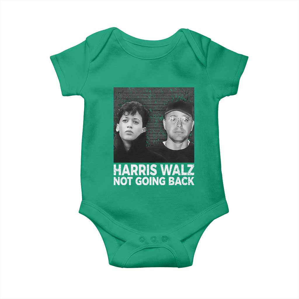 Harris Walz Baby Onesie Vintage We Are Not Going Back
