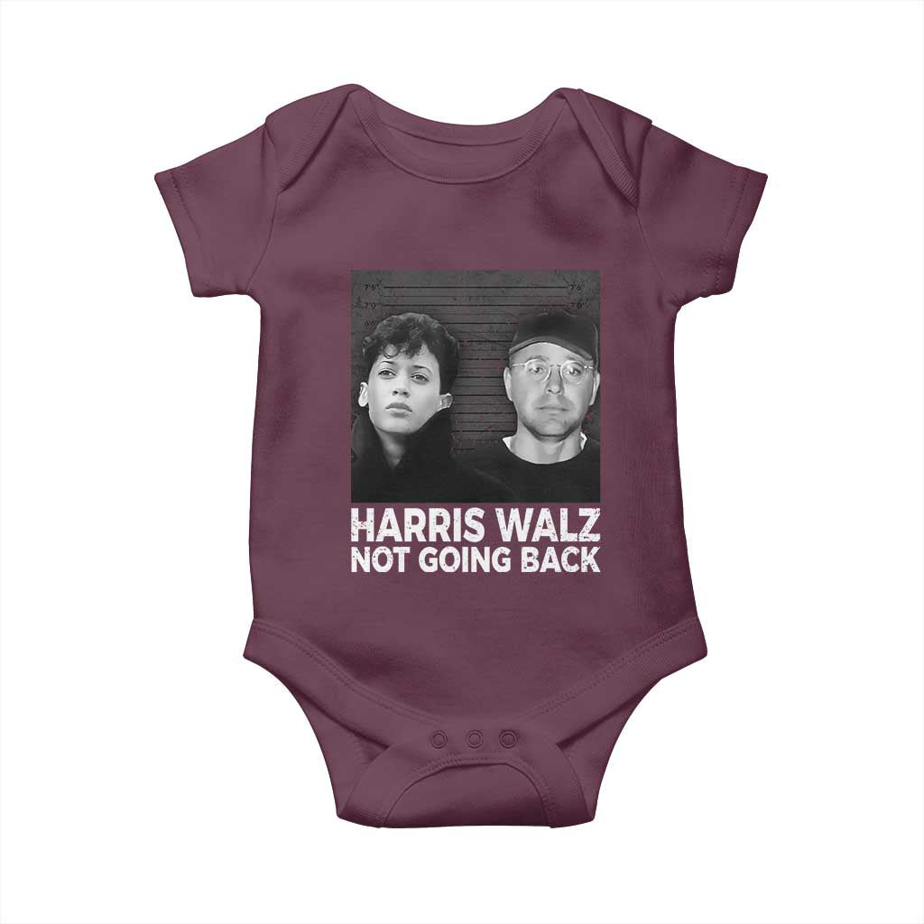 Harris Walz Baby Onesie Vintage We Are Not Going Back
