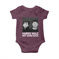 Harris Walz Baby Onesie Vintage We Are Not Going Back
