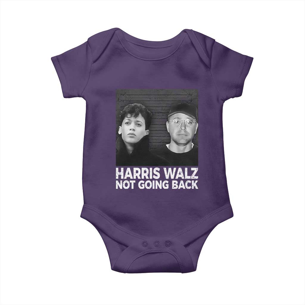 Harris Walz Baby Onesie Vintage We Are Not Going Back
