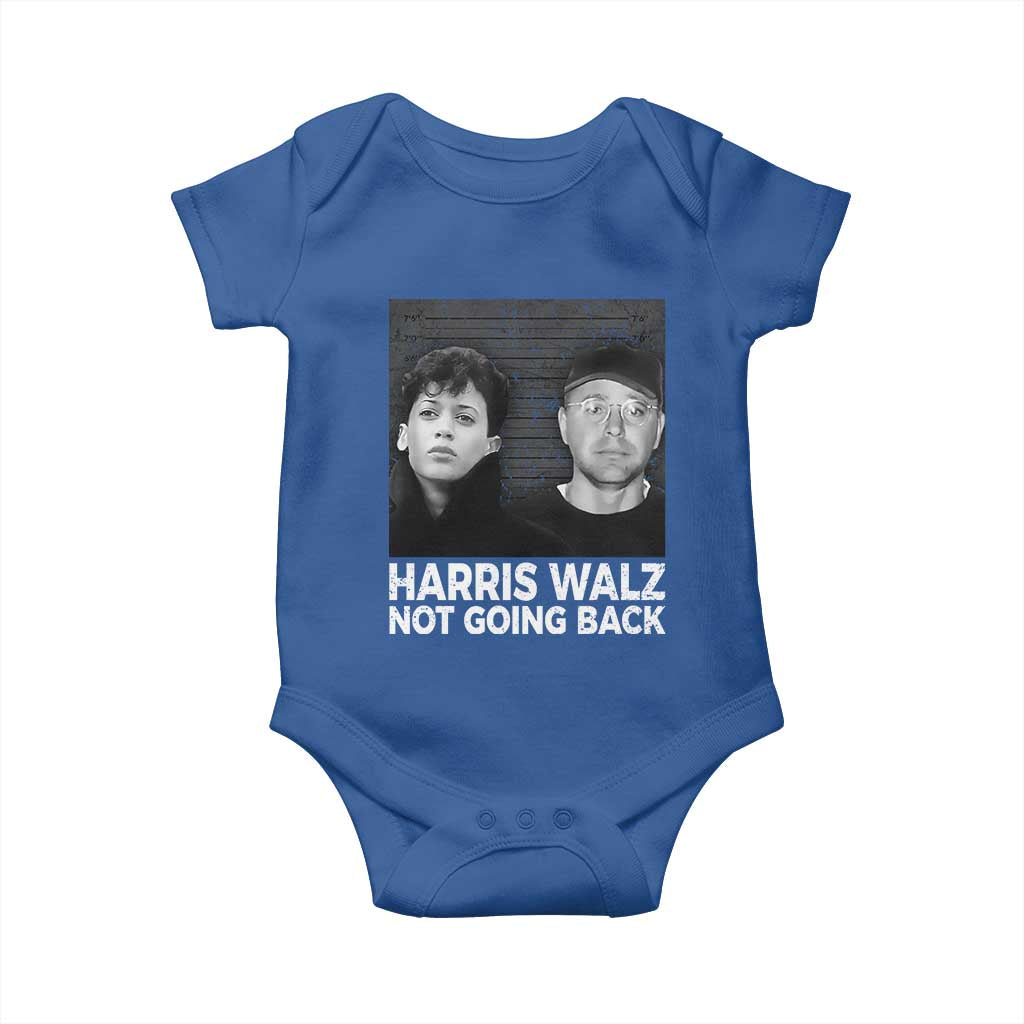Harris Walz Baby Onesie Vintage We Are Not Going Back