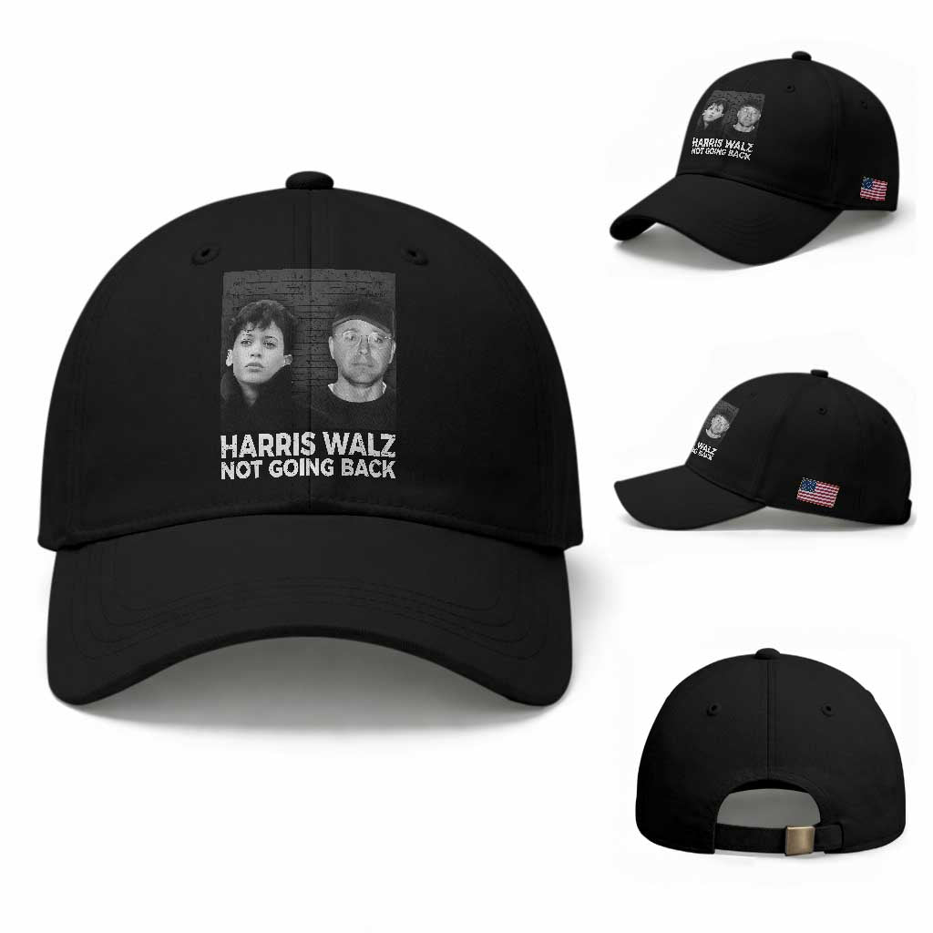 Harris Walz Baseball Cap Vintage We Are Not Going Back