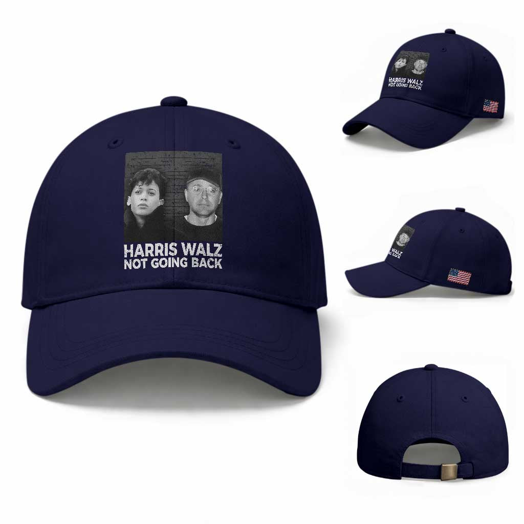 Harris Walz Baseball Cap Vintage We Are Not Going Back