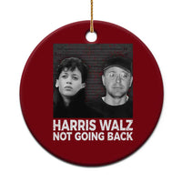 Harris Walz Ceramic Ornament Vintage We Are Not Going Back