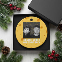 Harris Walz Ceramic Ornament Vintage We Are Not Going Back