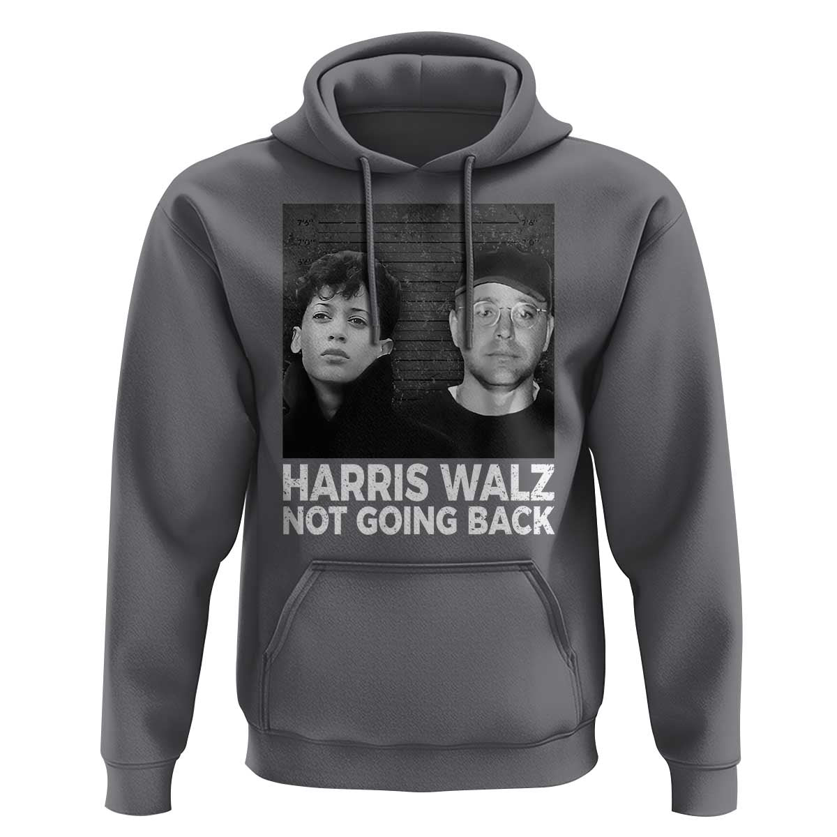 Harris Walz Hoodie Vintage We Are Not Going Back