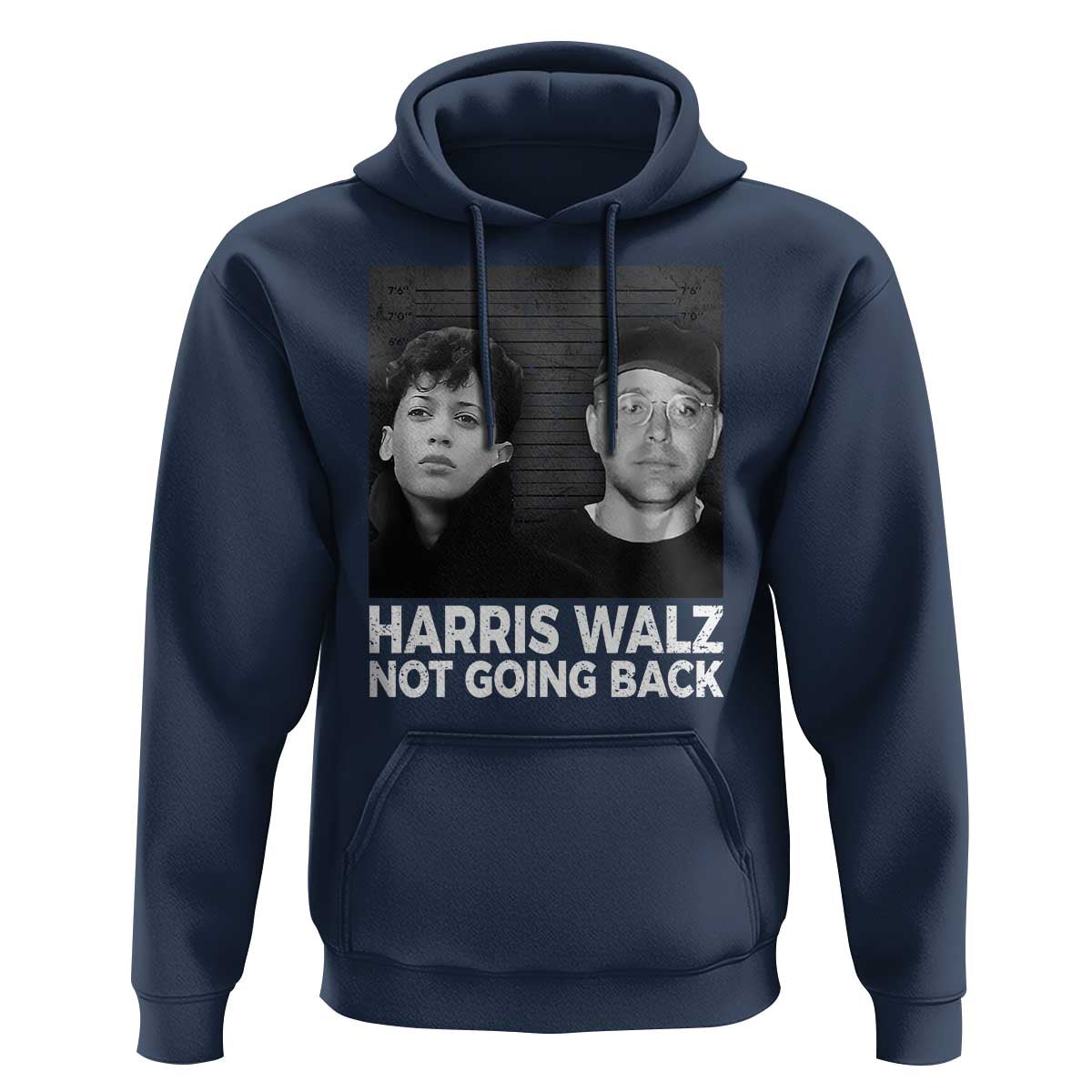 Harris Walz Hoodie Vintage We Are Not Going Back