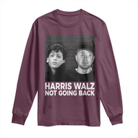 Harris Walz Long Sleeve Shirt Vintage We Are Not Going Back