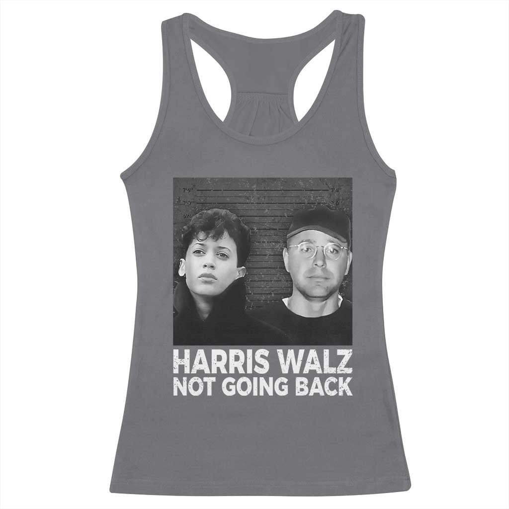 Harris Walz Racerback Tank Top Vintage We Are Not Going Back