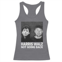 Harris Walz Racerback Tank Top Vintage We Are Not Going Back