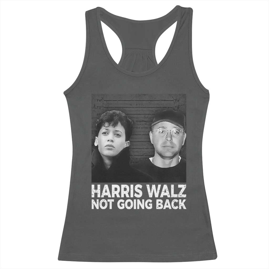 Harris Walz Racerback Tank Top Vintage We Are Not Going Back